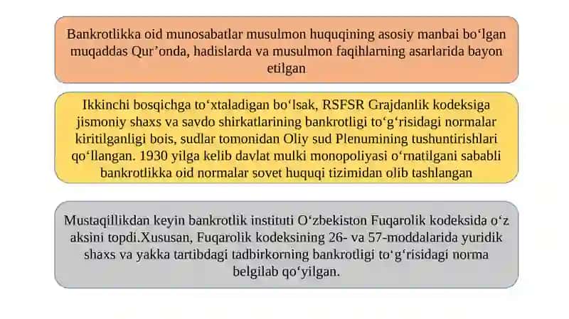 Bankrotlik va franchayzing 4
