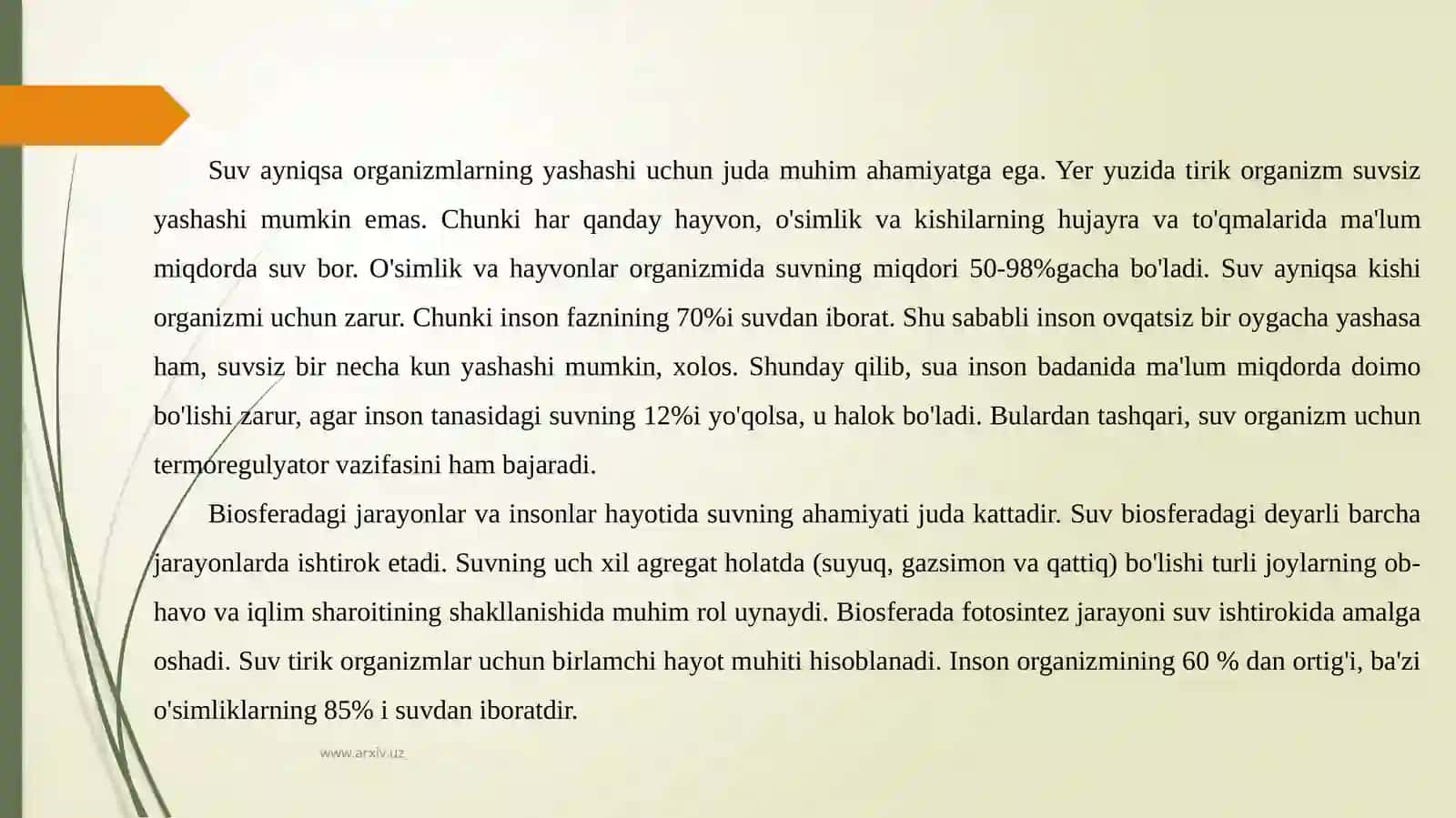 Suv resurslari ifloslanishini asosiy manbalari 4