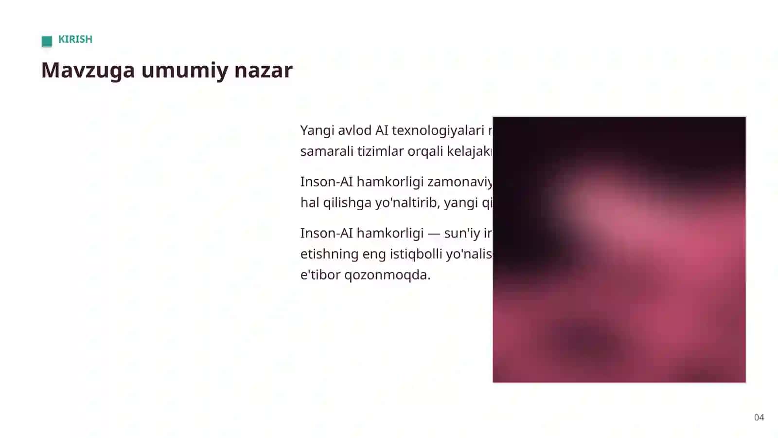 YANGI AVLOD AI TEXNOLOGIYALARI 4