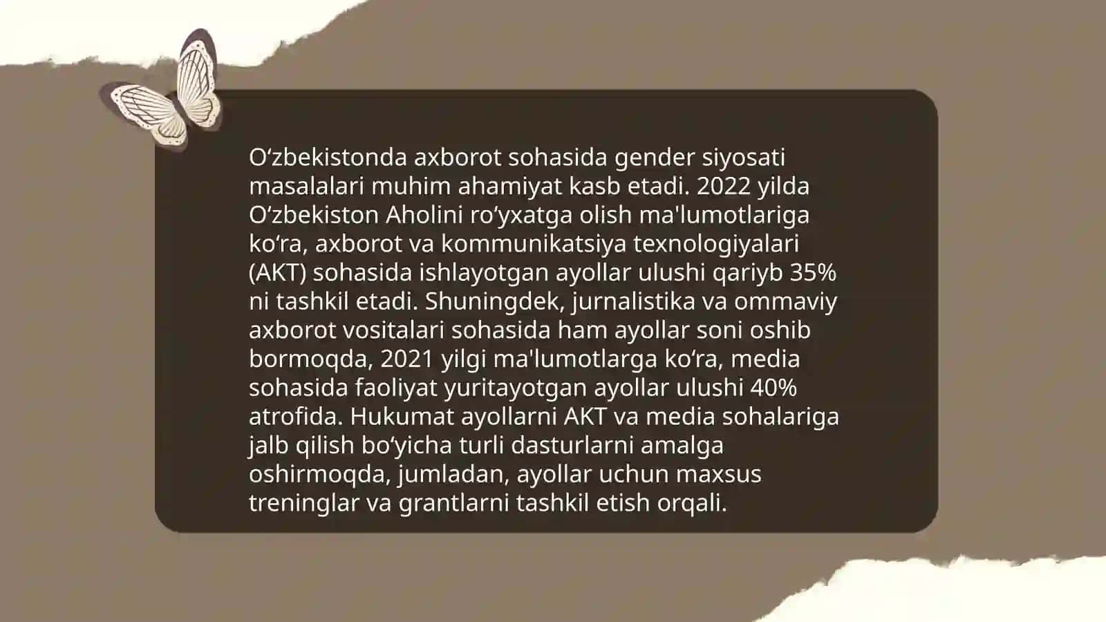 Axborot Madaniyatida Gender Masalalari 4