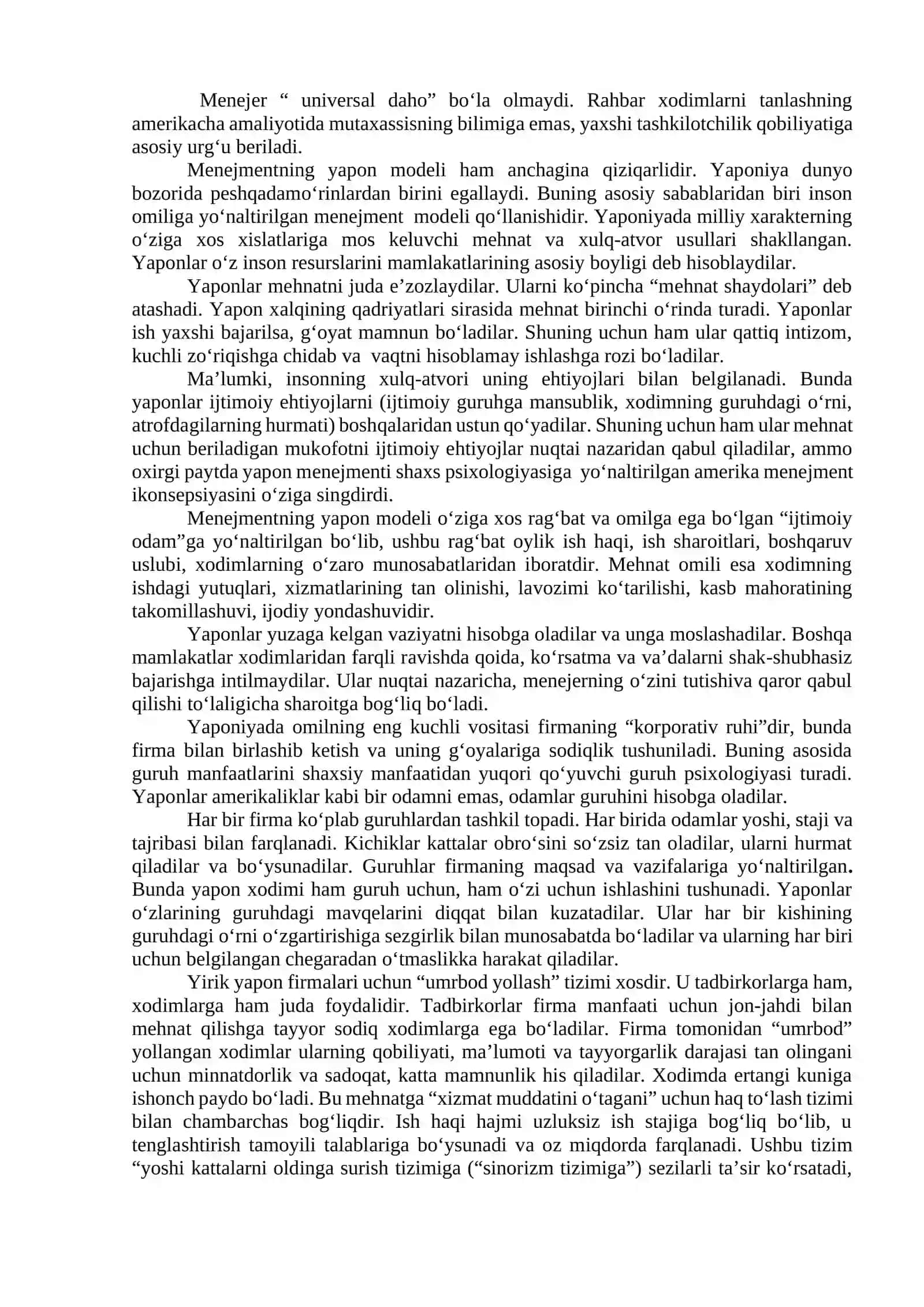 Tashkiliy axloqning milliy xususiyatlari 4