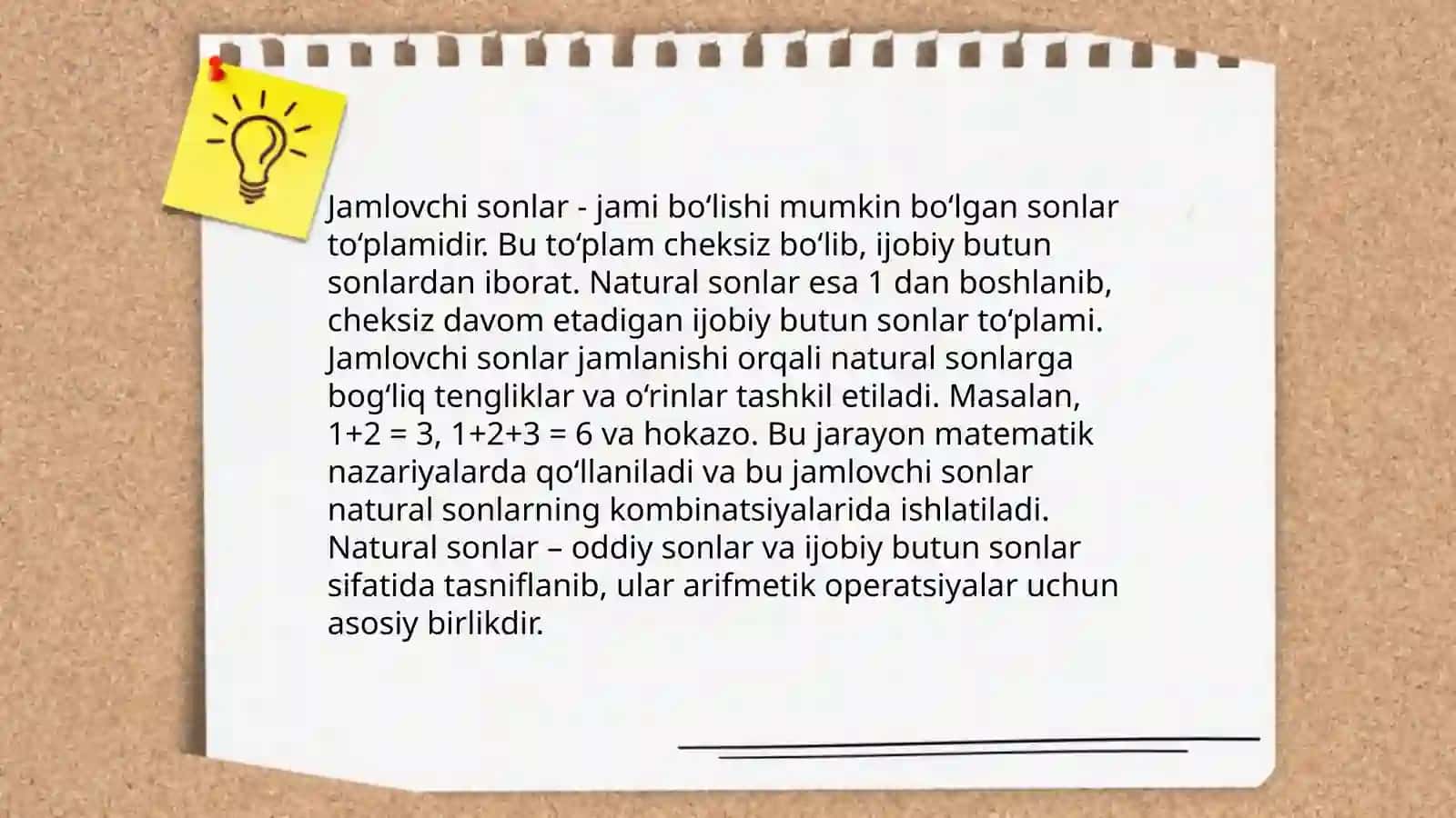 Jamlovchi sonlar 4