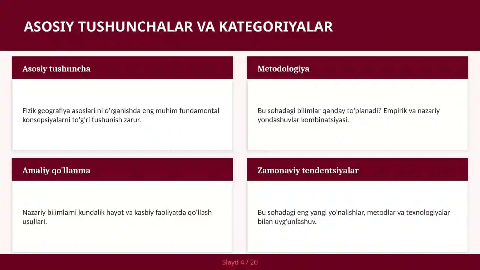 FIZIK GEOGRAFIYA ASOSLARI 4