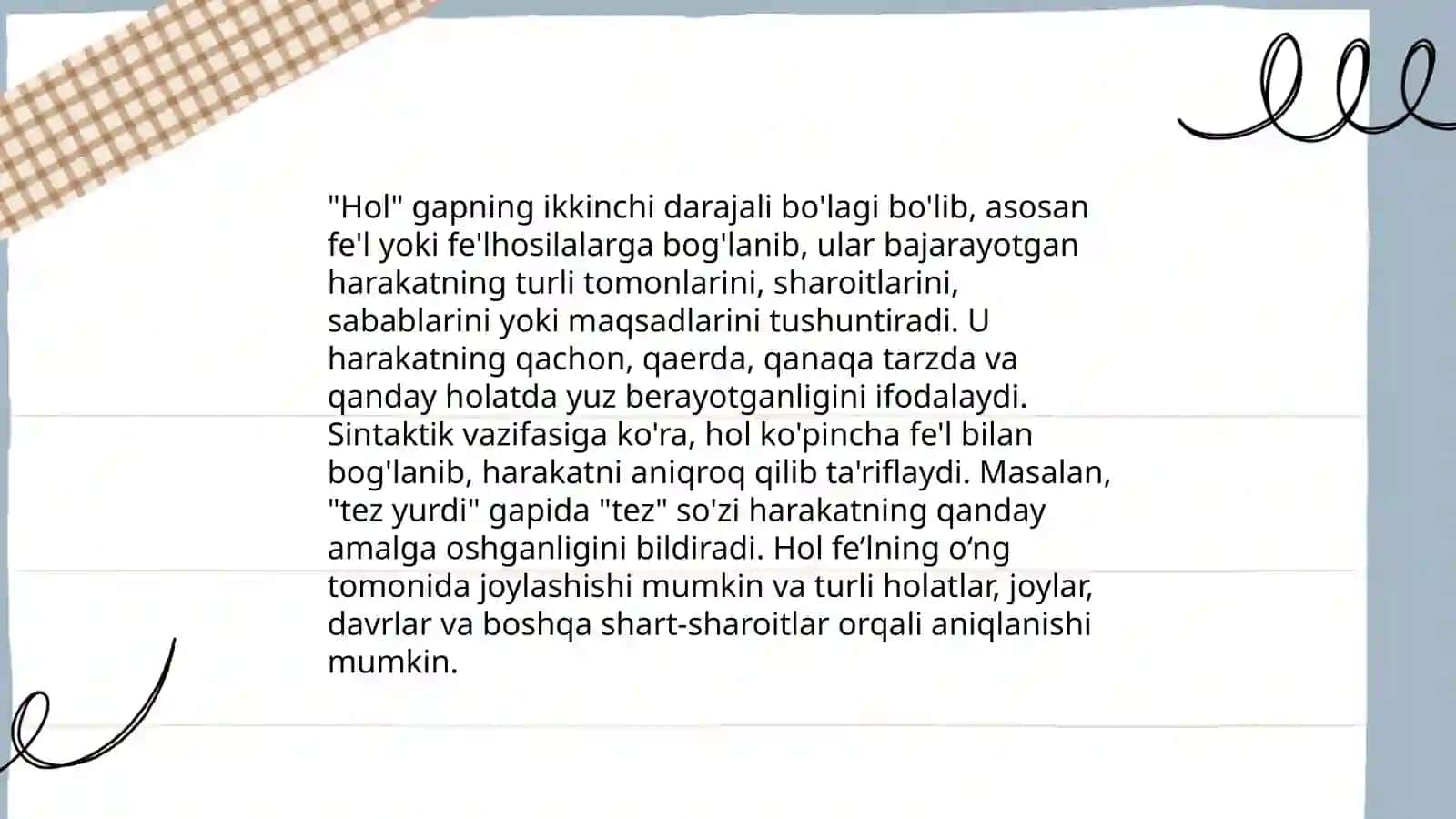 Holning turlari 4