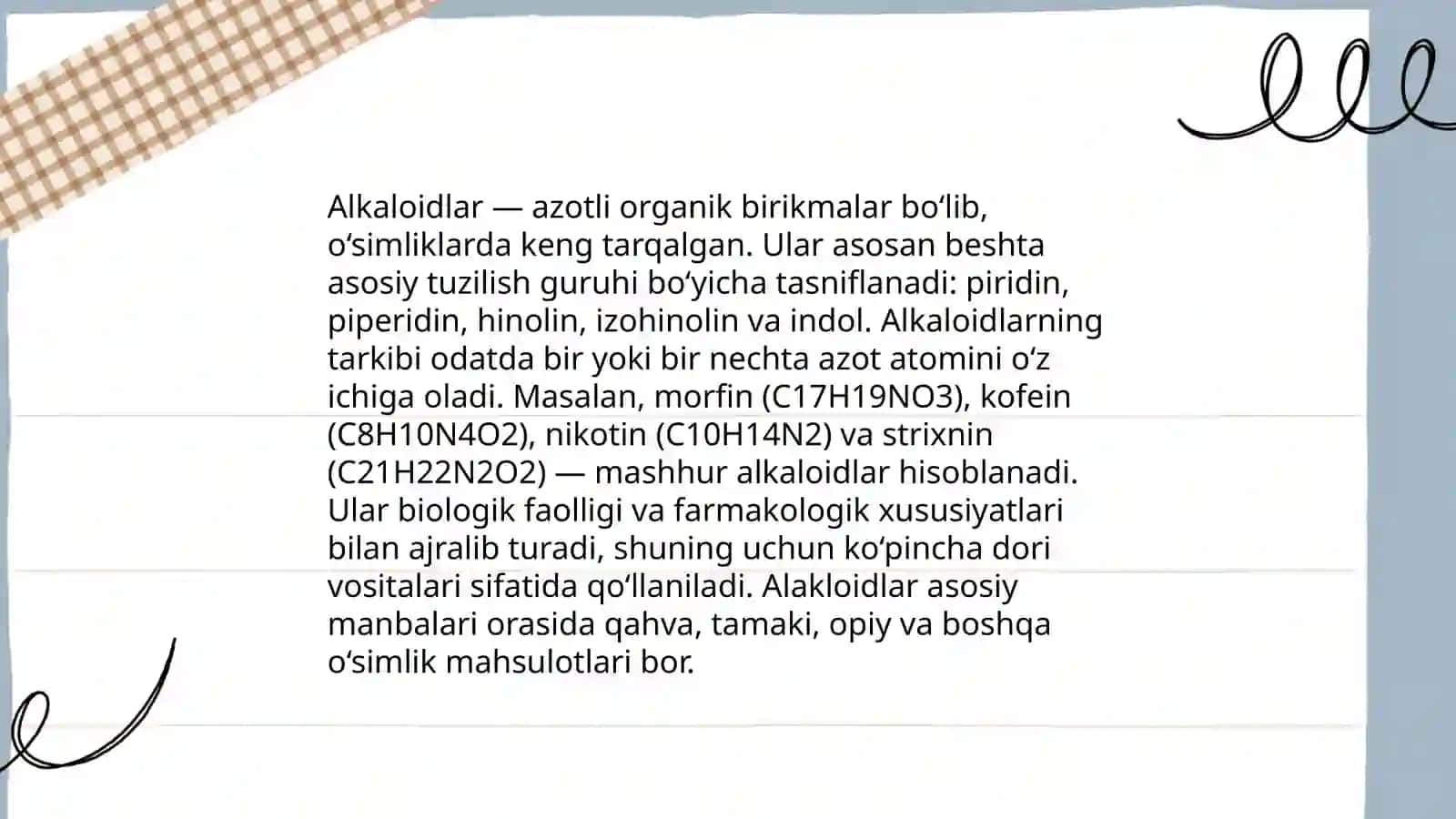 Alkoloidlar va ularni ahamiyati 4