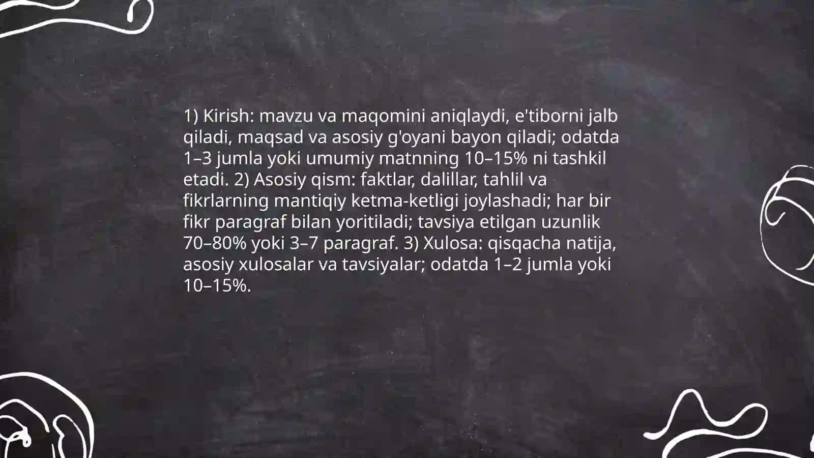 Bayon yozish qoidalari 4