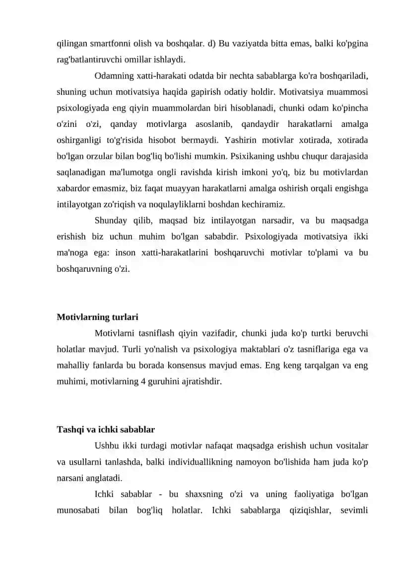BOSHQARUVCHINING FAOLIYAT MOTIVLARI 4