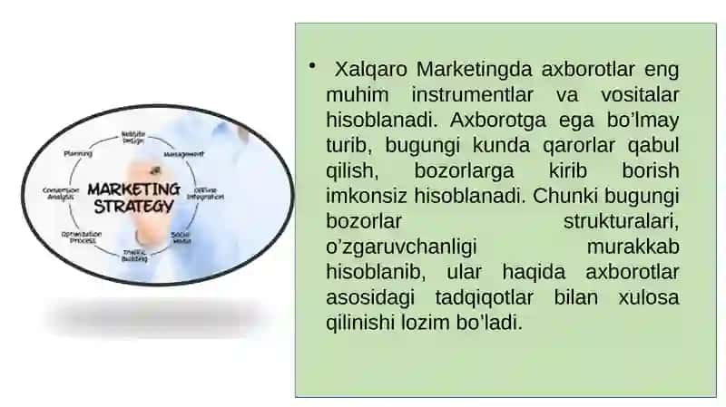 XALQAROMARKETINGNING AXBOROT TIZIMI 4