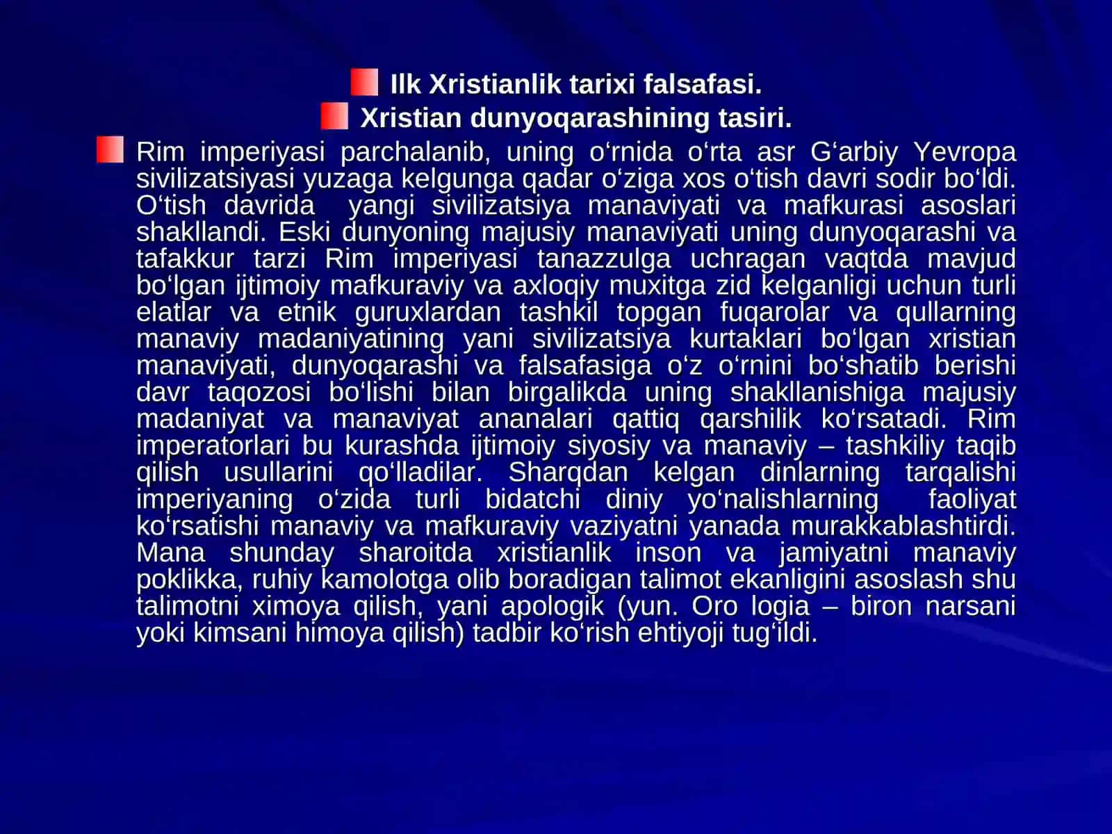 Avgustin asarlarida ilohiy shaharlarning ahamiyati 4