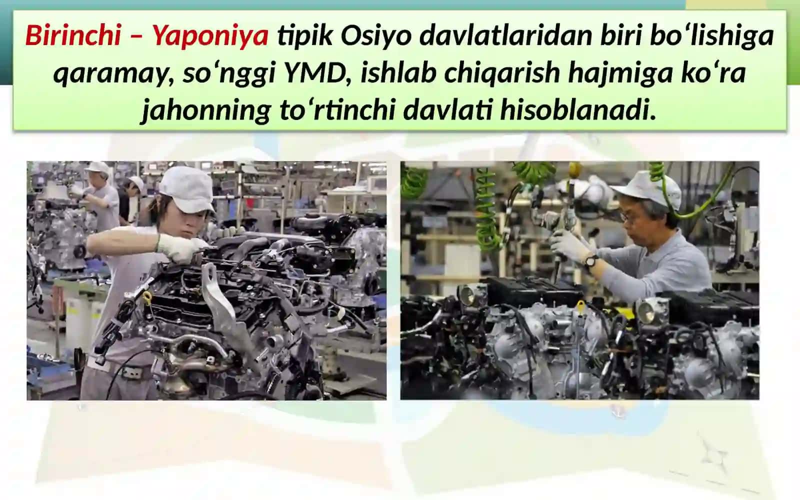 Osiyo mamlakatlari xo‘jaligi 4