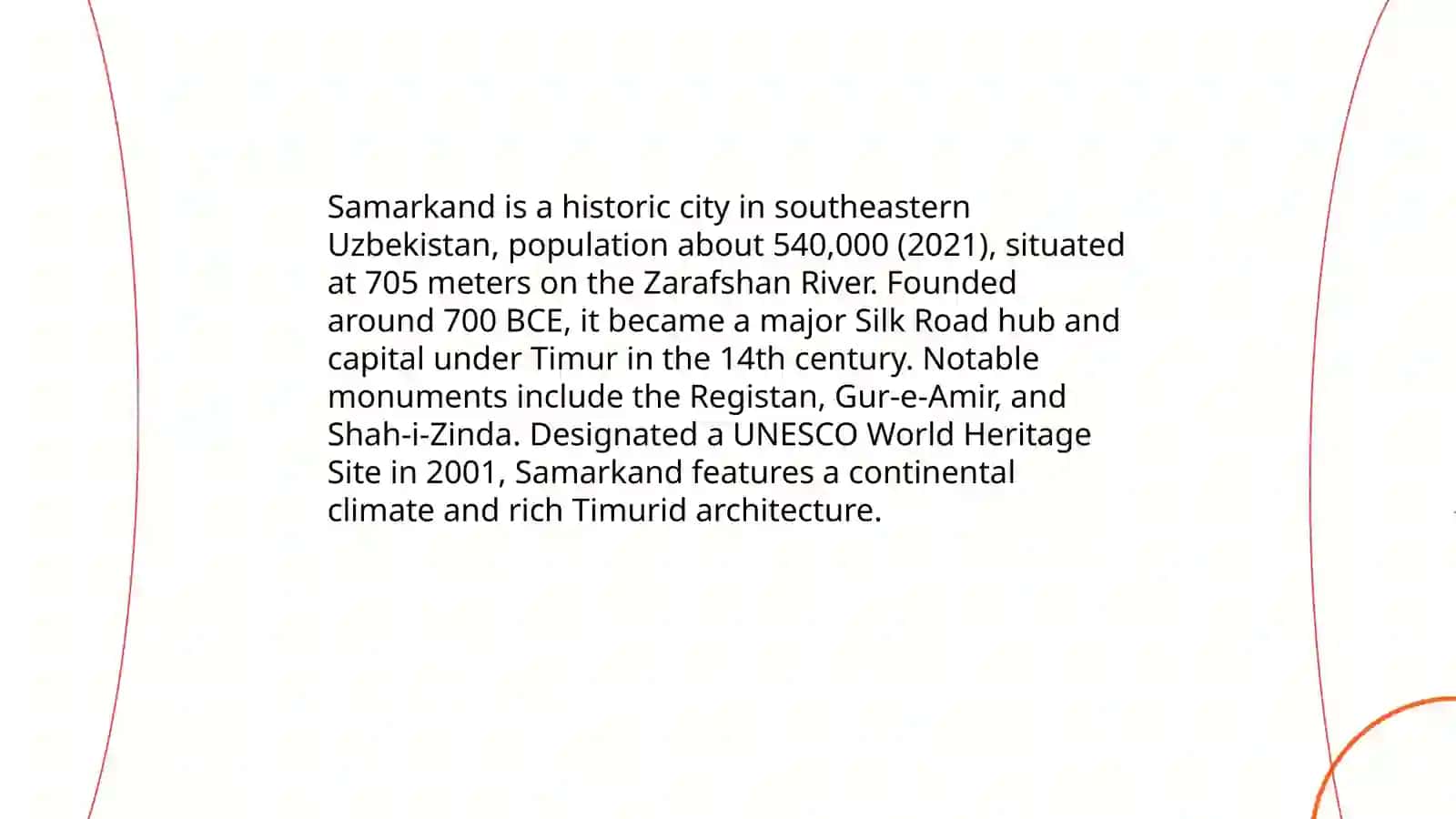 Geographical places of Uzbekistan 4