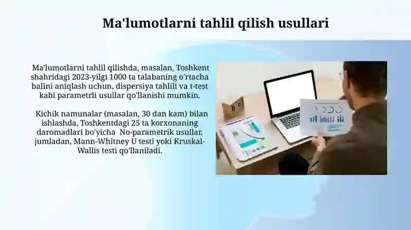 Statistik tadqiqotlar mavzusi 4