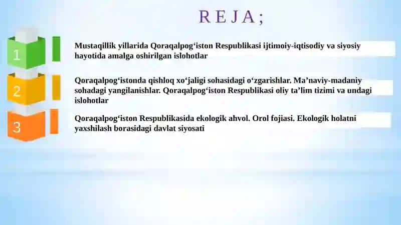 Mustaqillik yillarida Qoraqalpog‘iston Respublikasi 4