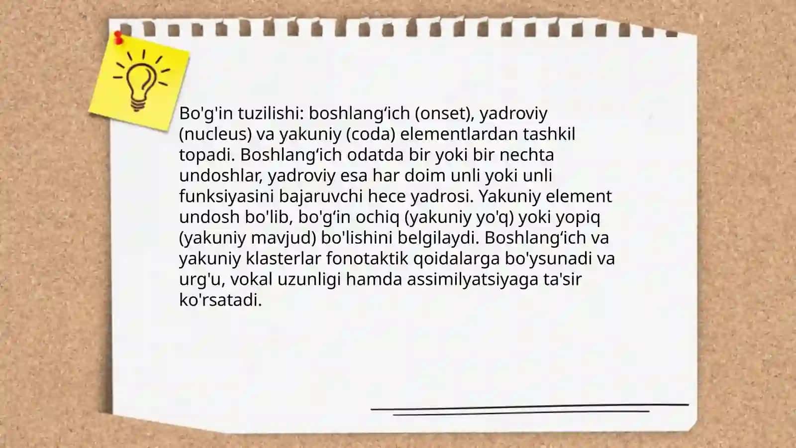 Bo'g'in va urg'uning ahamiyati 4