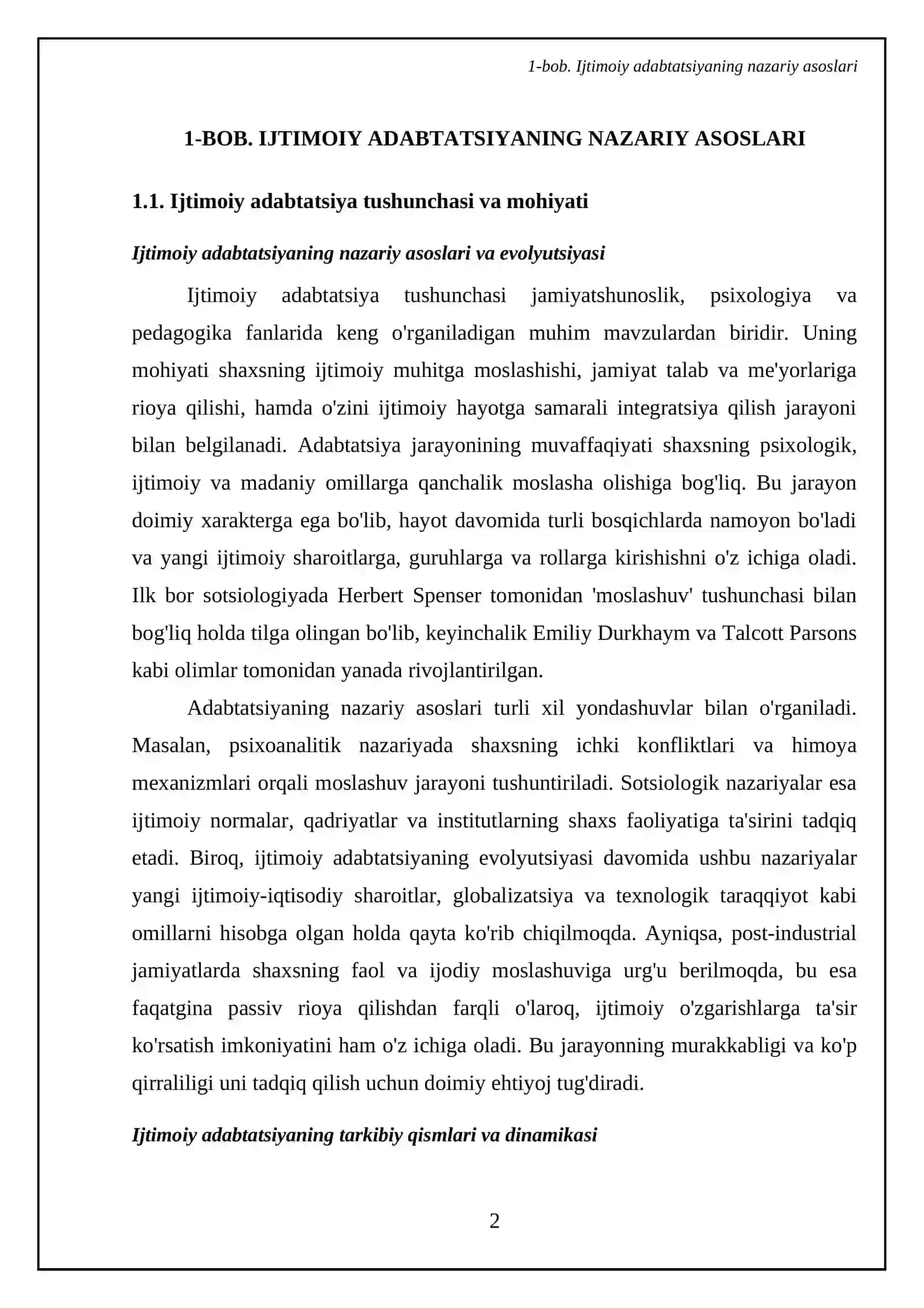 Ijtimoiy adabtatsiya 4