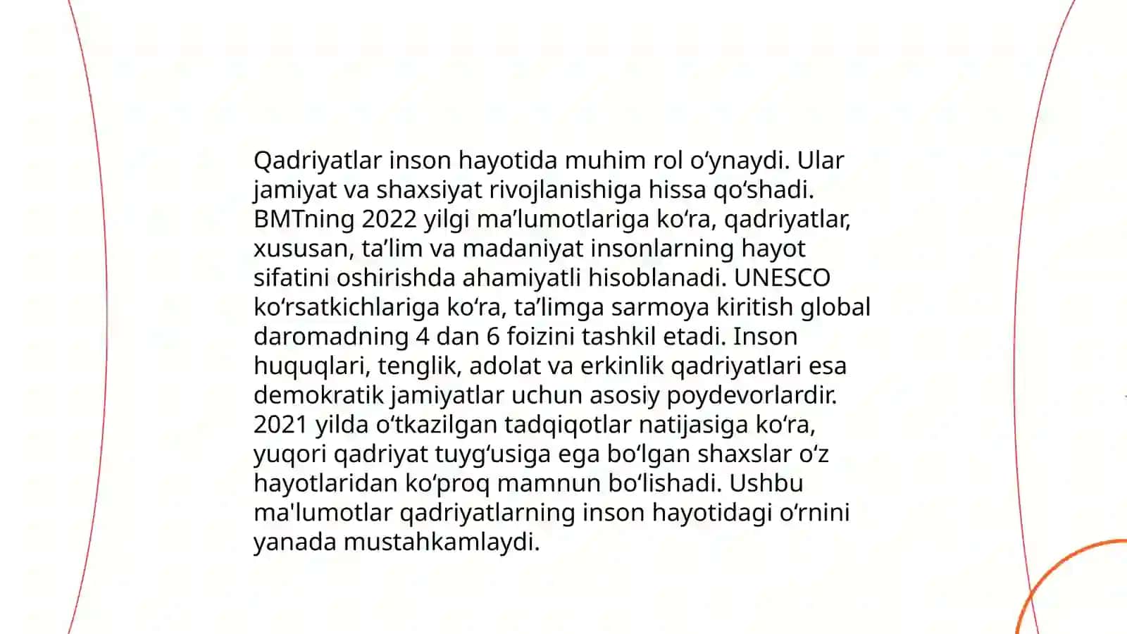 Qadriyat tushunchasi 4