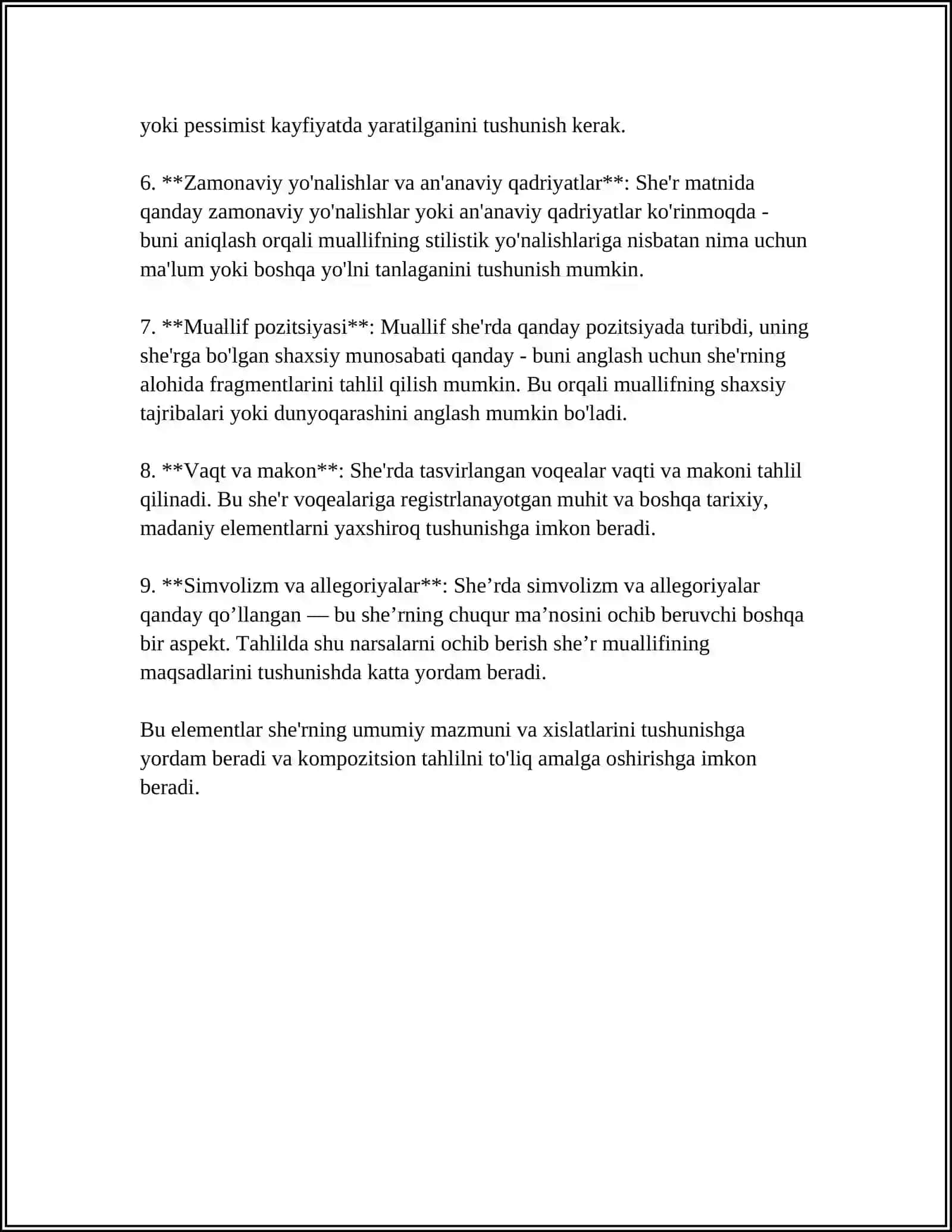 REFERAT Mavzu: SHE'R MATNI TAHLILI 4