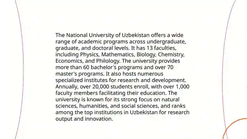 History of the National University of Uzbekistan 4
