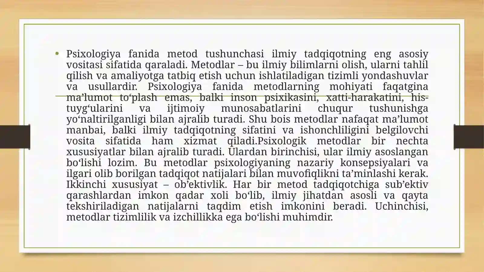Metodlarning yutuq va kamchiliklari mavzusida tayyor taqdimot 4