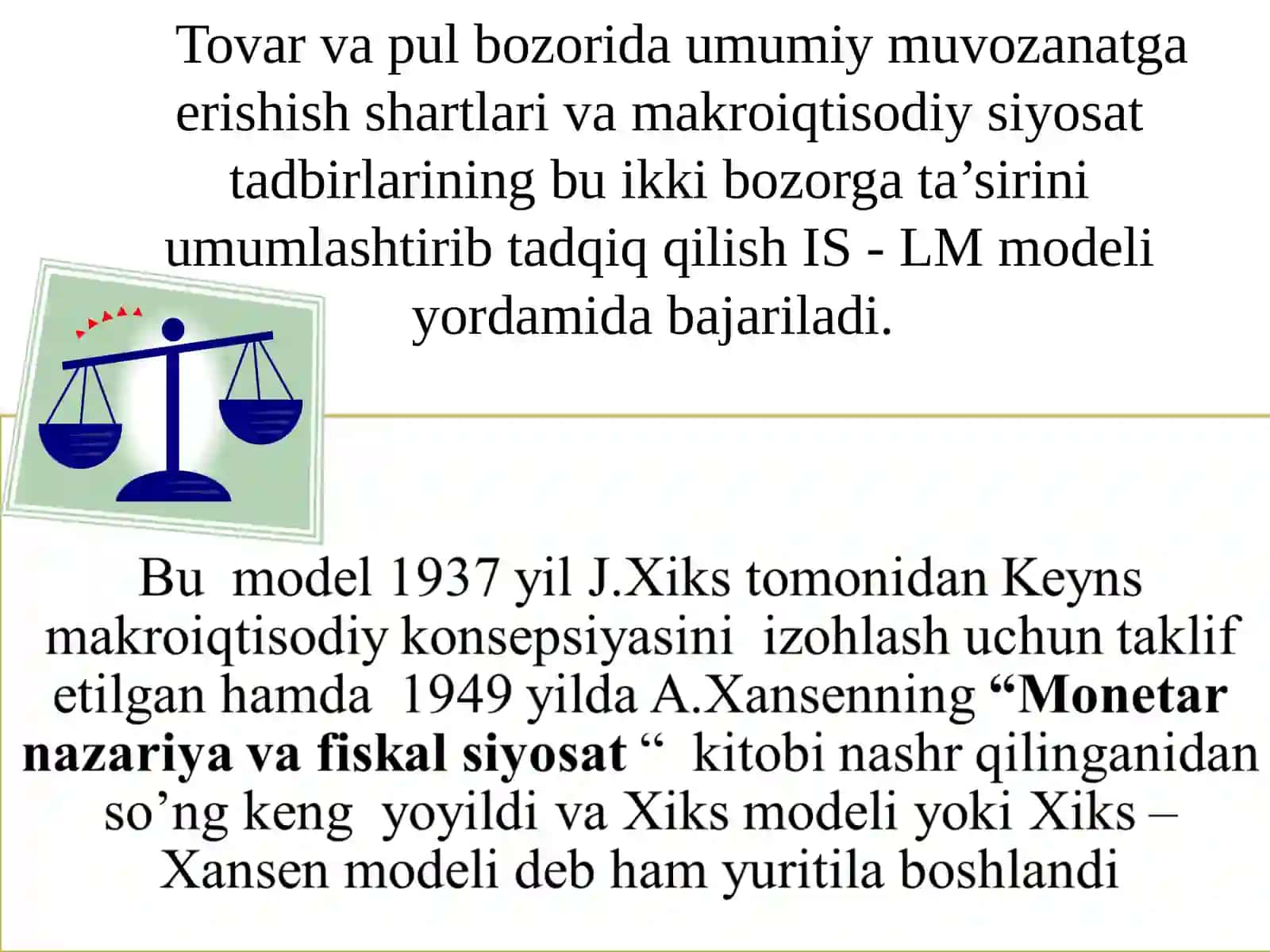 IS-LM modeli 4