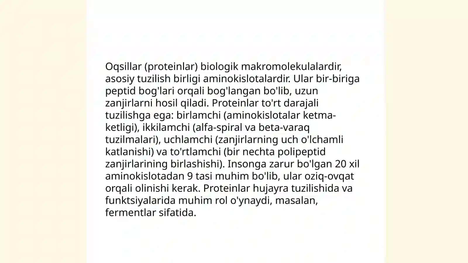 Oqsillarni sintezi 4