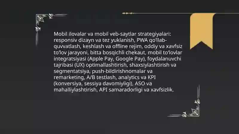 Elektron biznes va mobil-tijorat 4