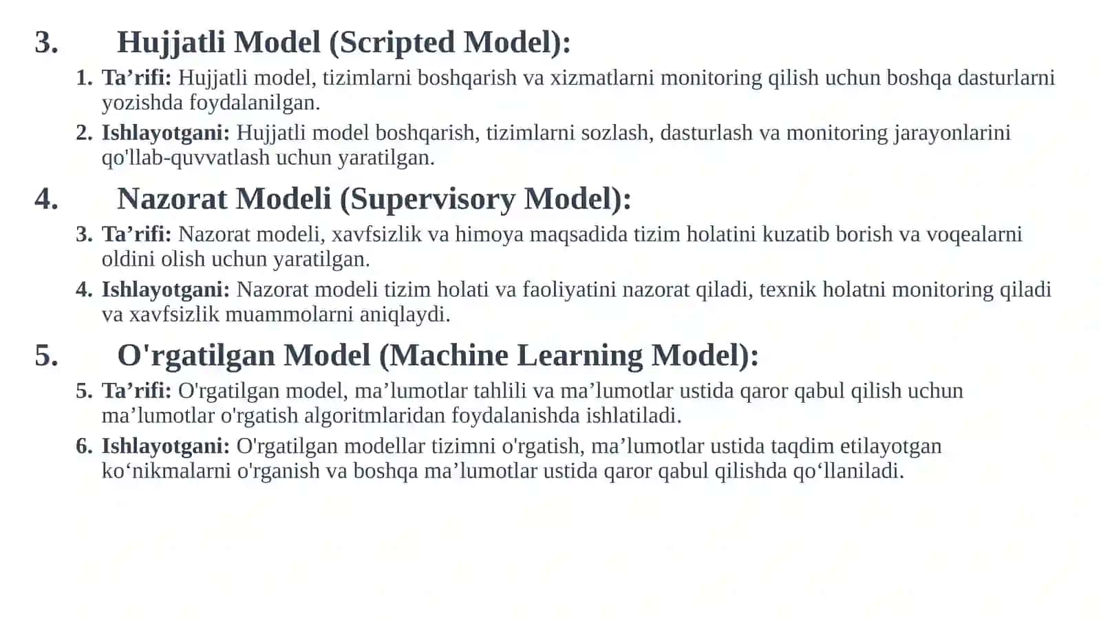 OPTIK ABONENT KIRISH TARMOG’INI TEXNIK EKSPLUATATSIYA MODELINI ISHLAB CHIQISH 4