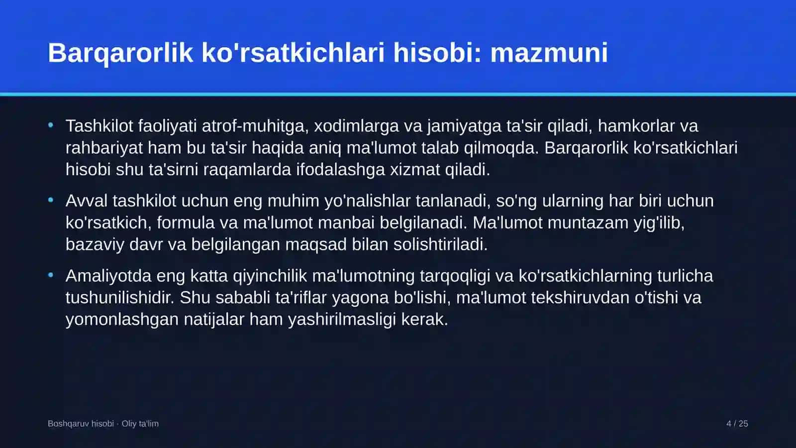 yuqumli kasalliklar shifoxonalarida barqaror rivojlanish ko'rsatkichlari hisobi 4301 4