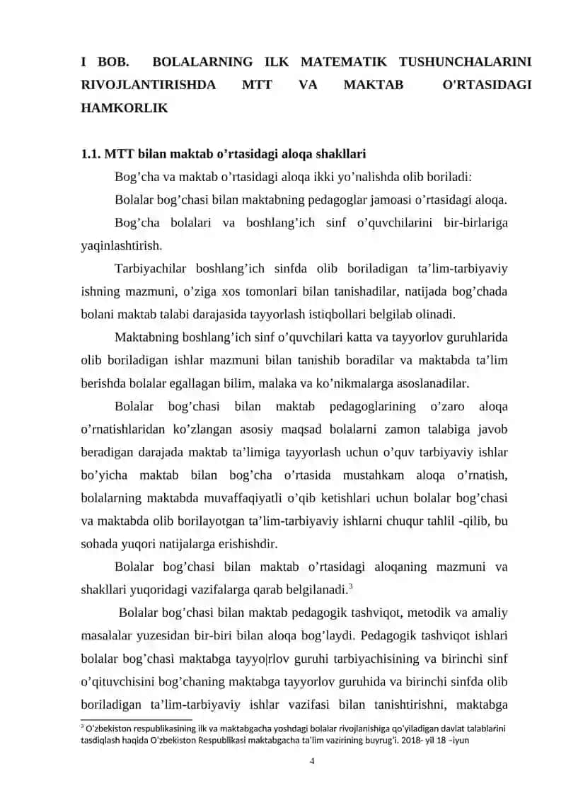 MAKTABGACHA TA'LIM TASHKILOTIDA TO'PLAM HAQIDA TUSHUNCHA BERISH 4
