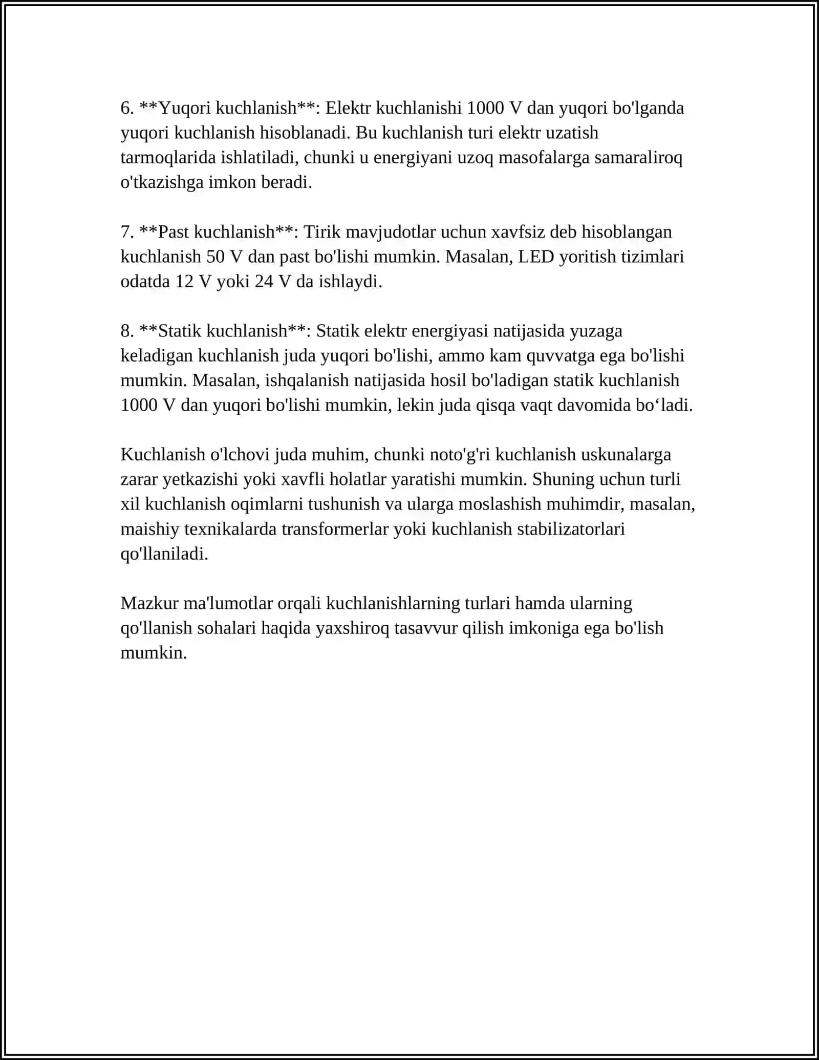 KUCHLANISHLAR 4