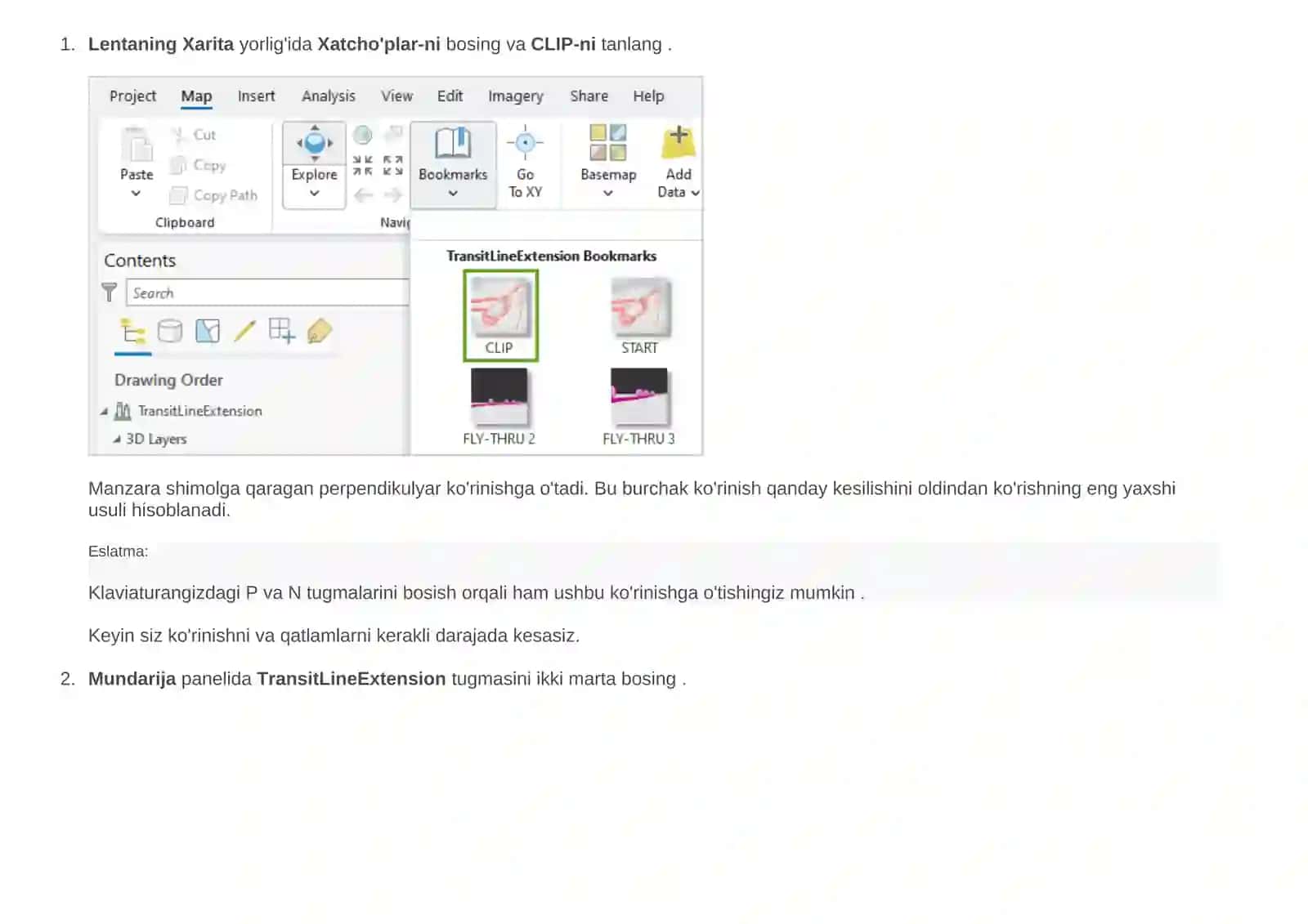 ArcGIS Pro 3.5 Sinov Qo'llanma 4