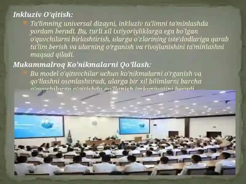 Ta'limning universal dizayni va individual ta'lim dasturi 4