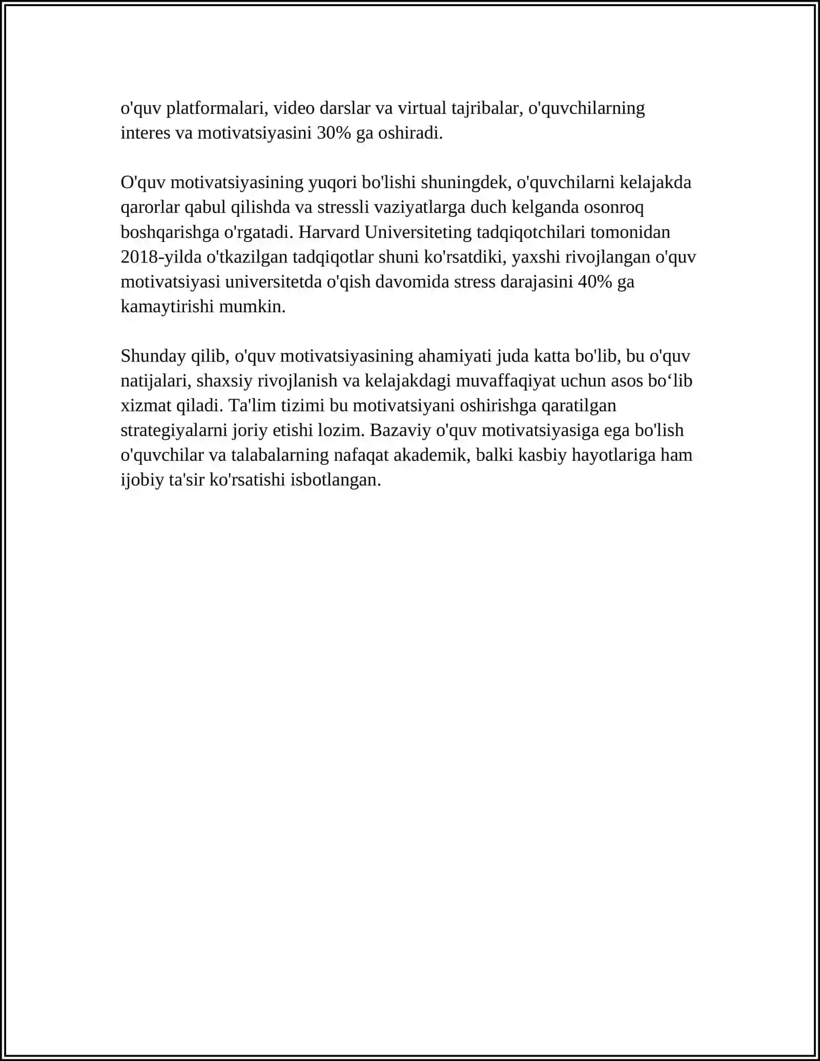 O'quv motivatsiyasi 4