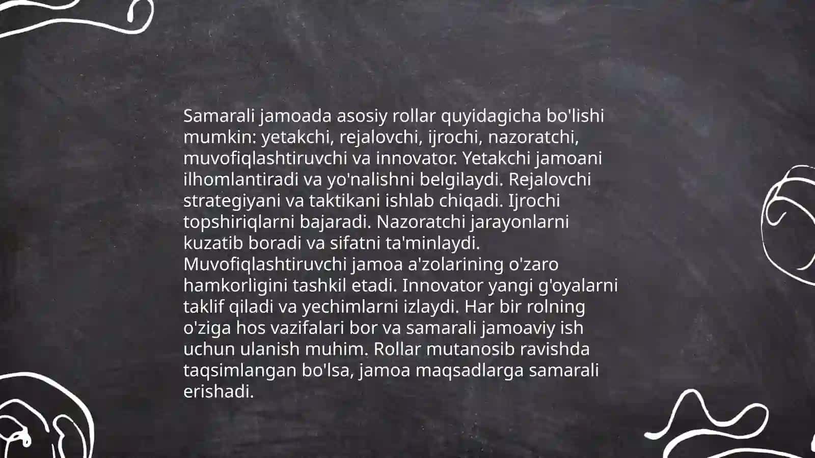 Jamoda ishlash 4