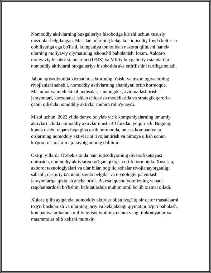 Nomoddiy aktivlar 4