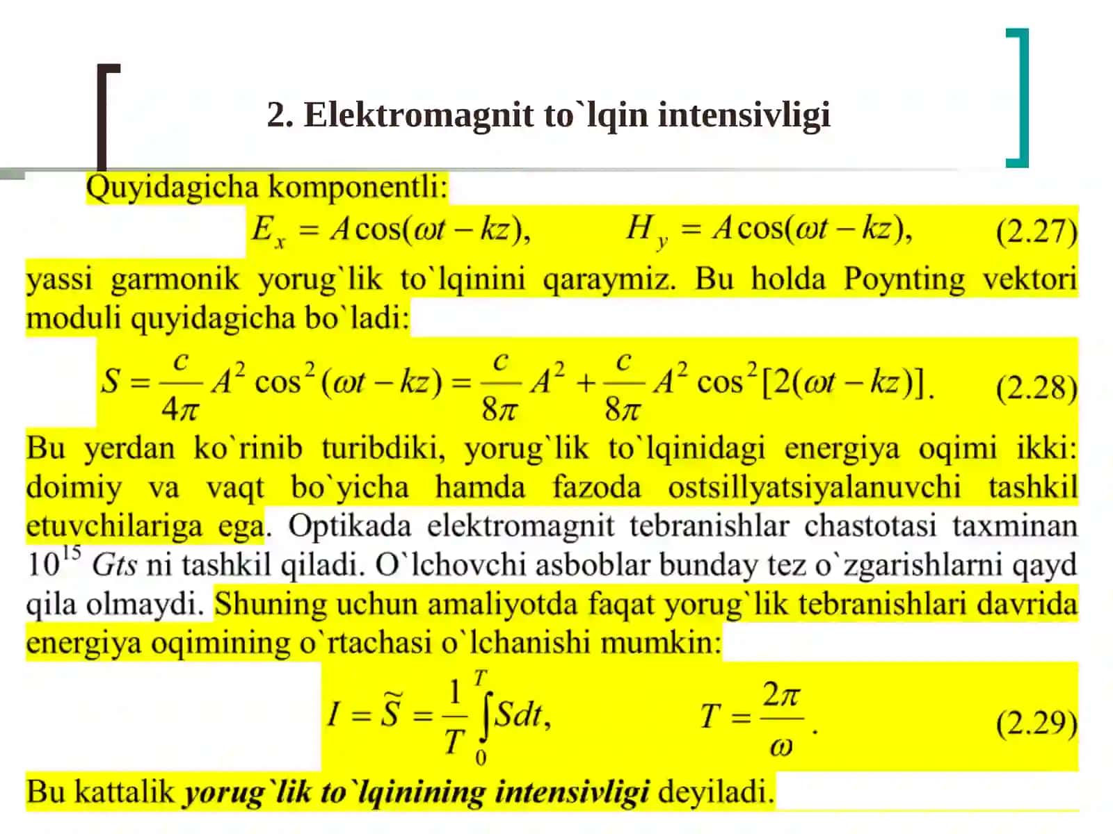 Elеktrоmagnit to`lqin eltadigan enеrgiya 4