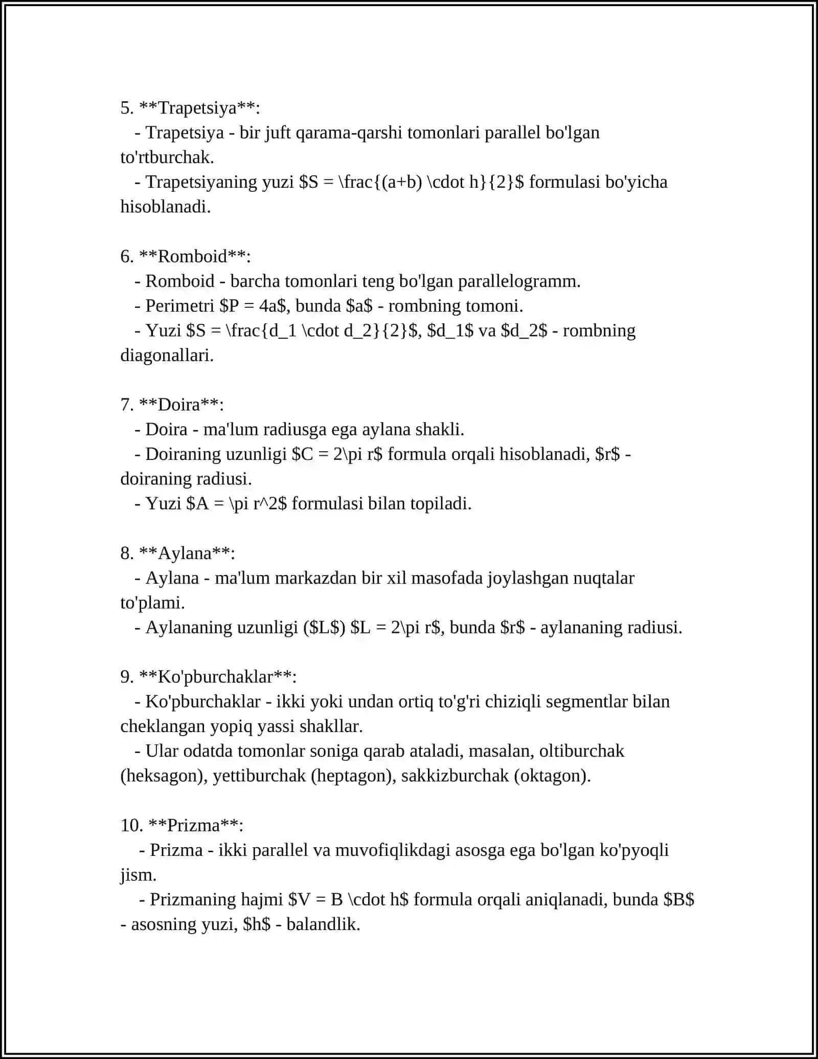 EGRILIKNING GEOMETRIK MA'NOSI 4