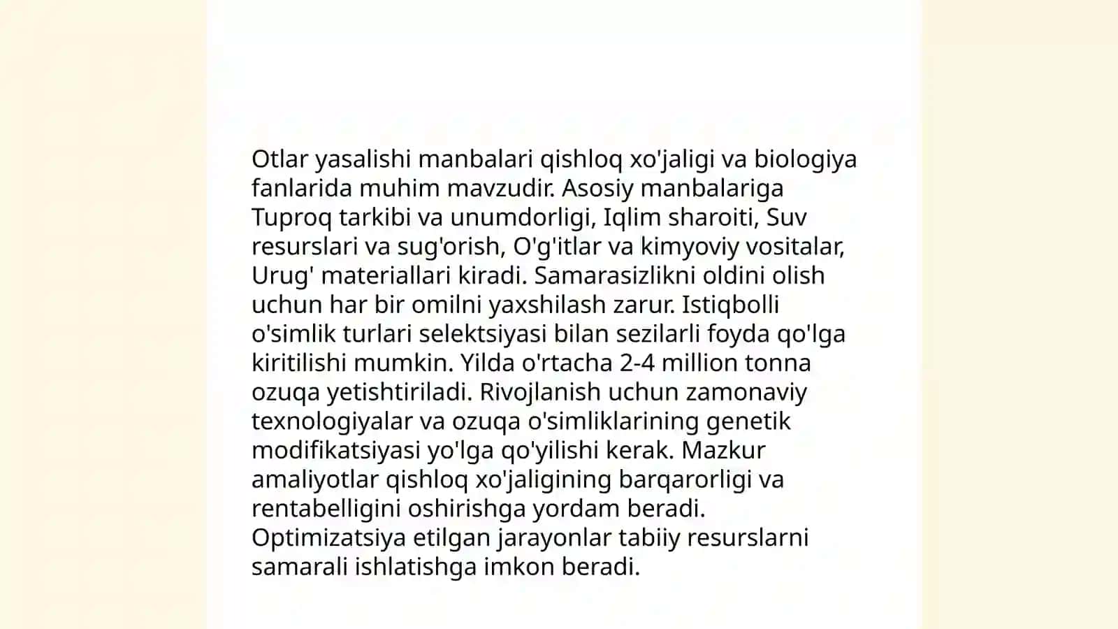 Otlar yasalishi 4