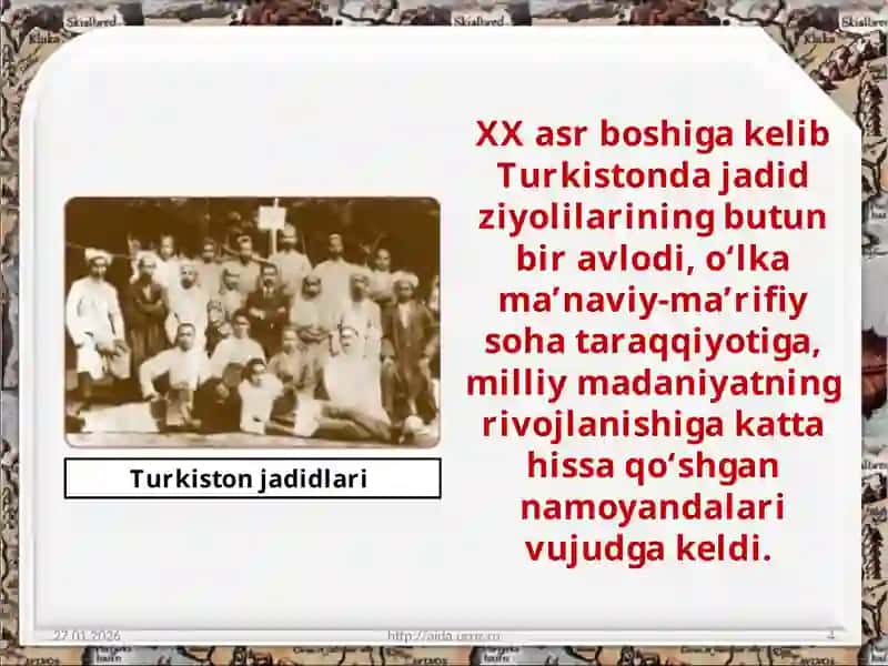 Turkiston jadidchilik harakati 4