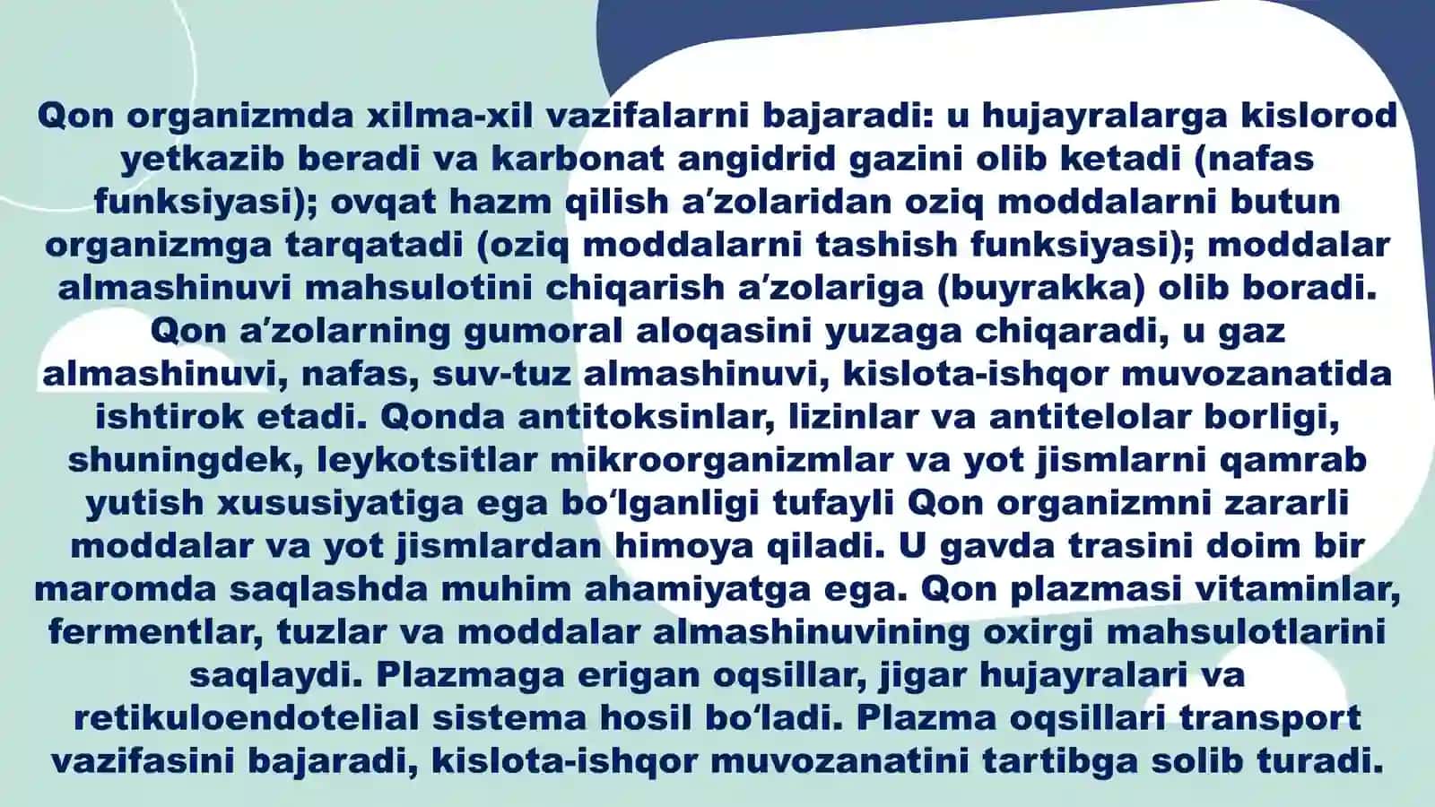 Qon biokimyosi 4
