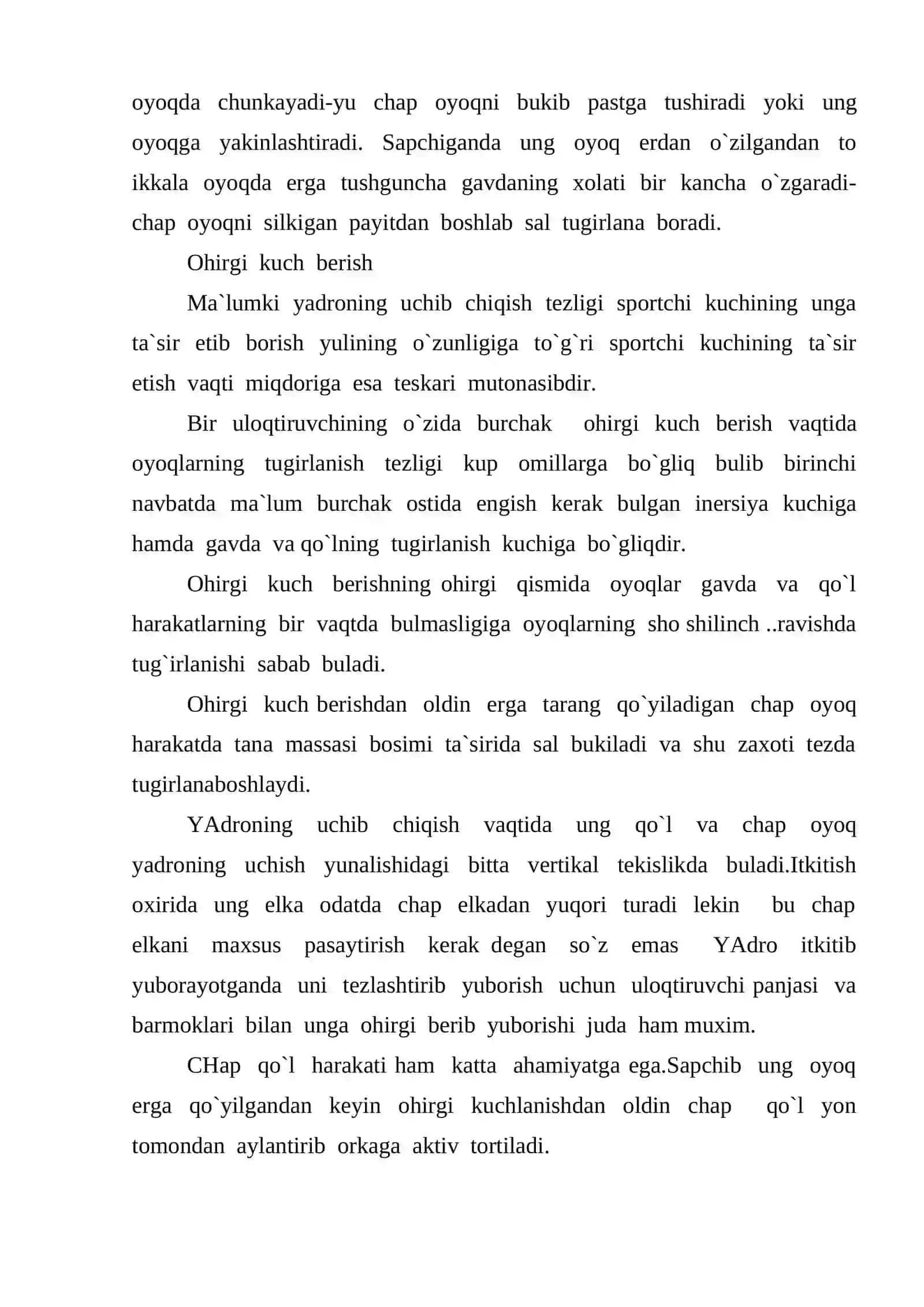 Yadro itqitish 4