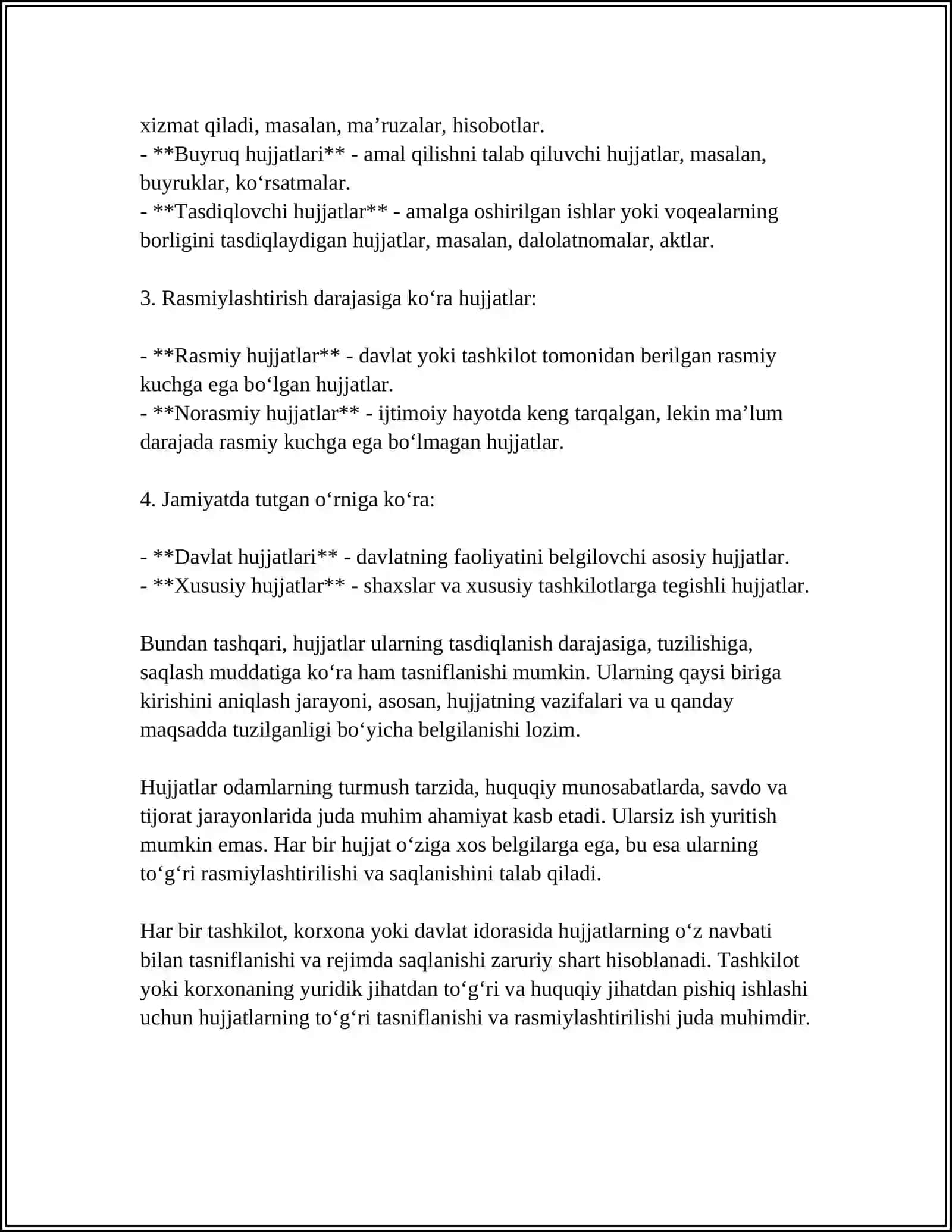 HUJJAT TURLARI VA XUSUSIYATLARI 4