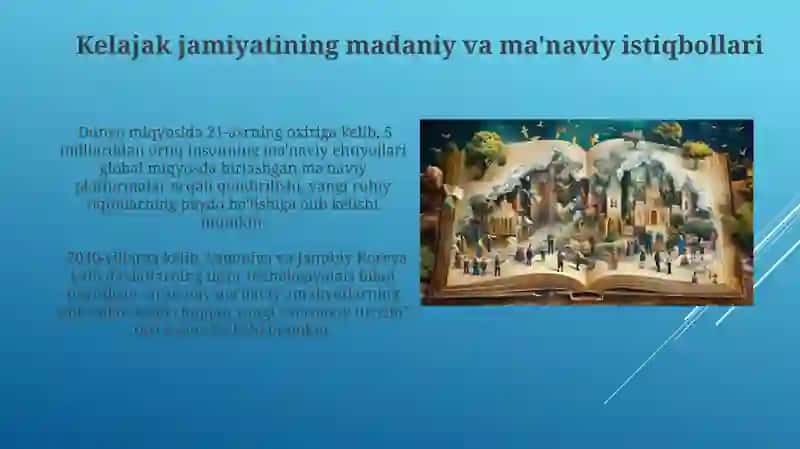 Jamiyatning Madaniy va Ma'naviy Qadriyatlari 4