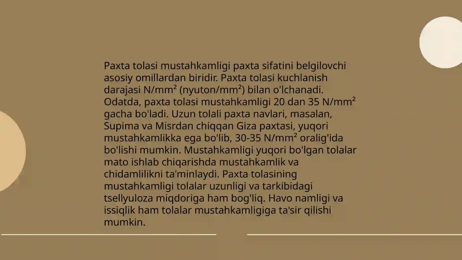 Paxta sifatini belgilovchi standartlar 4