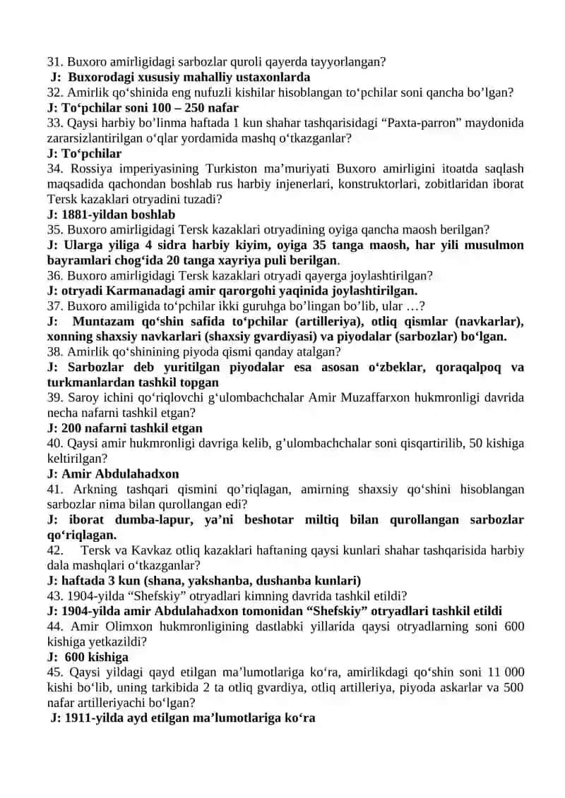 O‘zbekistonda harbiy ish va san’at tarixi 4