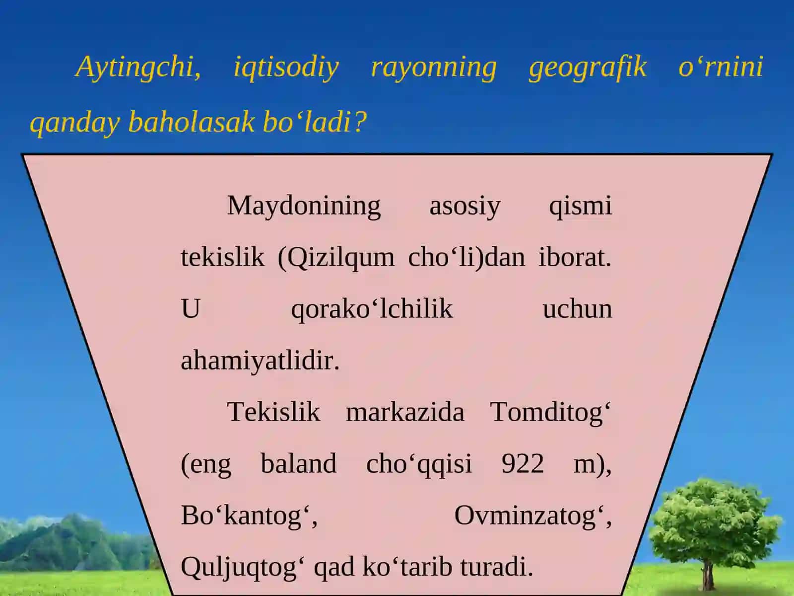 ZARAFSHON  IQTISODIY  RAYONI 4