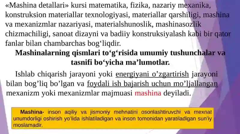 Mashina detallari va loyihalash asoslari 4