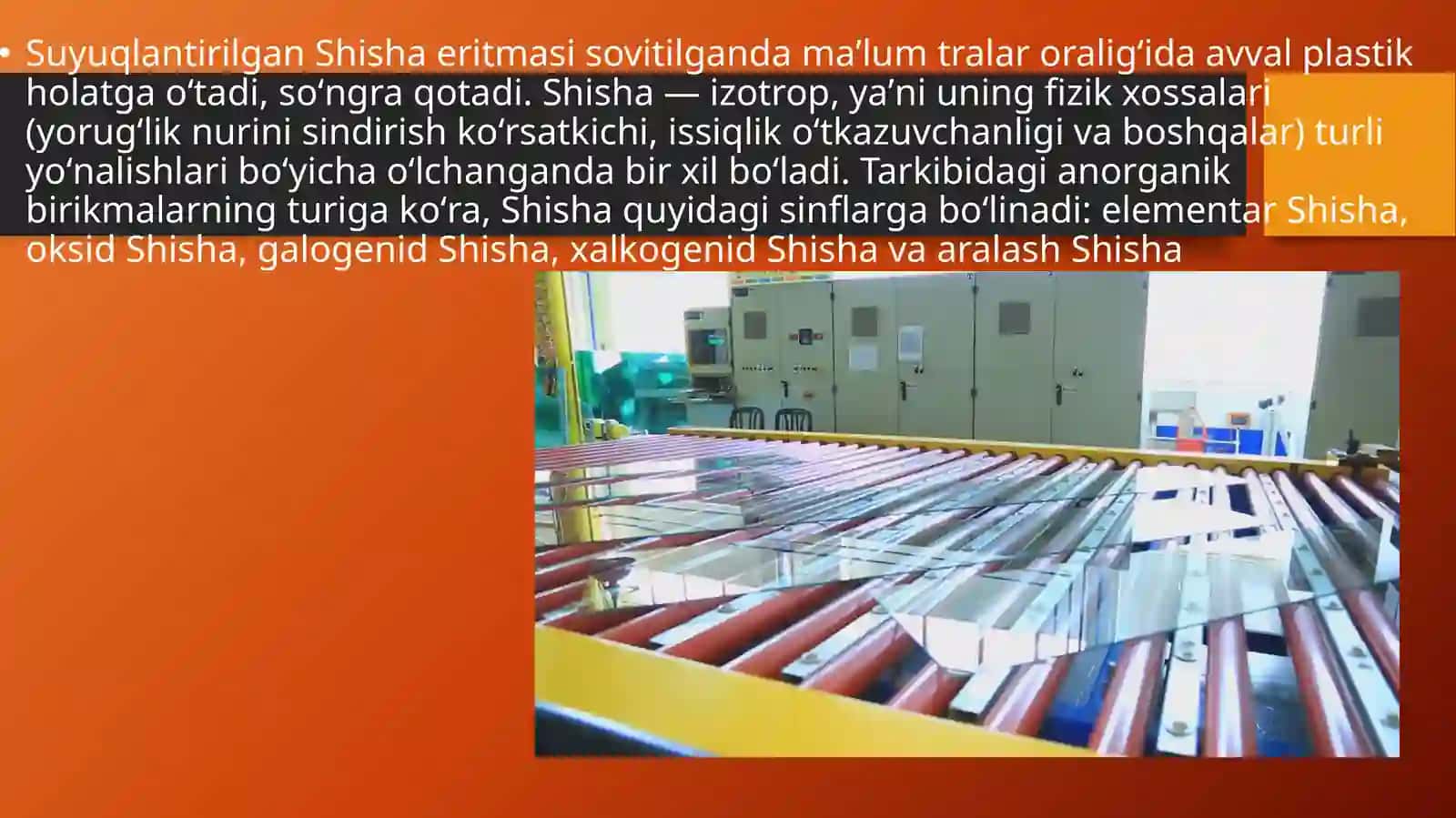 Shishaishlabchiqarishning asosiy va qo’shimcha xomashyosi 4