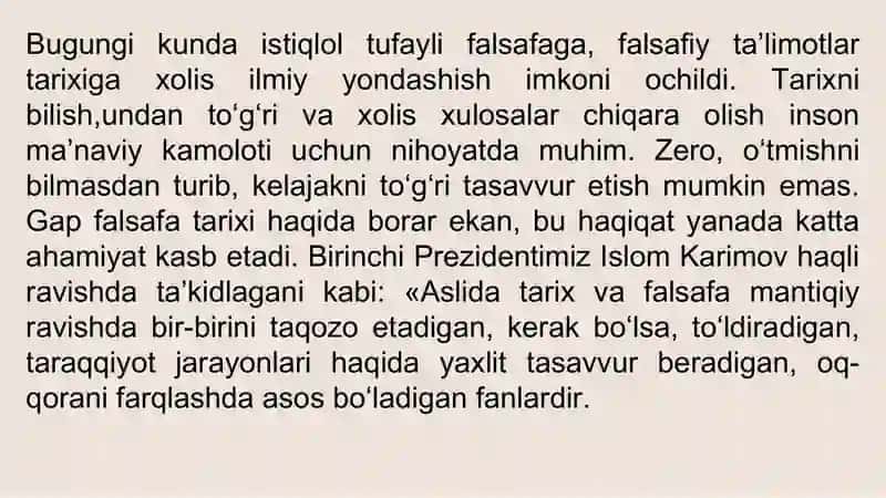 G‘arb va Sharq mutaffakirlarining falsafa haqidagi qarashlari 4