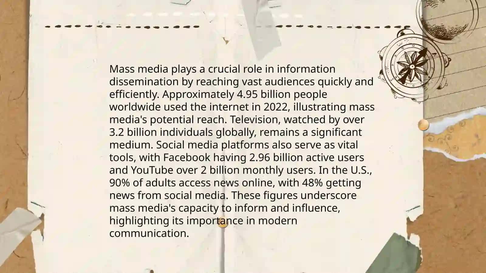 The role of mass media in our lives 4